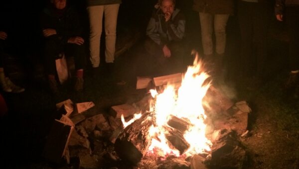 yoga holidays wales, fire pit, vegan holiday destinations